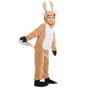 Kids' $10 Under Kids Deer Onesie Reindeer Costume Animal Girls Pajamas Christmas Halloween Dress Up Sleepwear Children's Performance Costumes Save Big